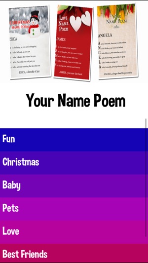 Name Poem Maker - Name Meaning(圖4)-速報App