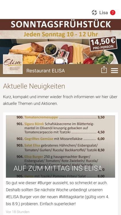 Restaurant ELISA