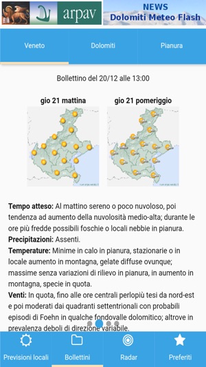 App ARPAV Meteo(圖2)-速報App