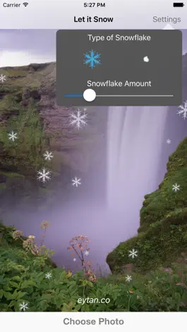 Game screenshot Let It Snow! on Your Photos hack