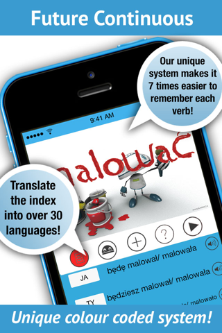 Learn Polish verbs - LearnBots screenshot 4