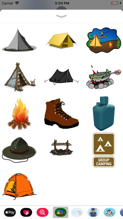 Hiking & Camping Stickers screenshot 4