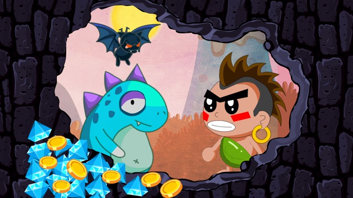 原始人兄弟找宝藏-益智休闲小游戏