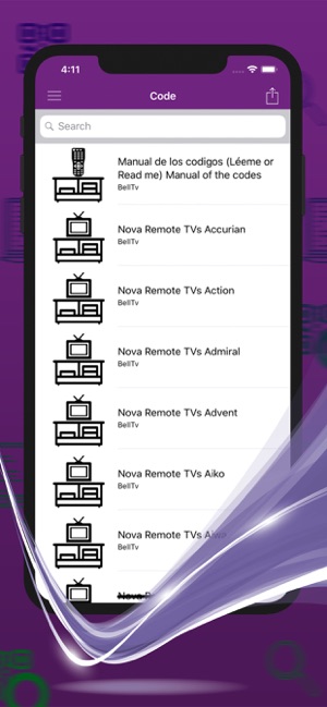 Códigos Control Para Bell Tv(圖3)-速報App