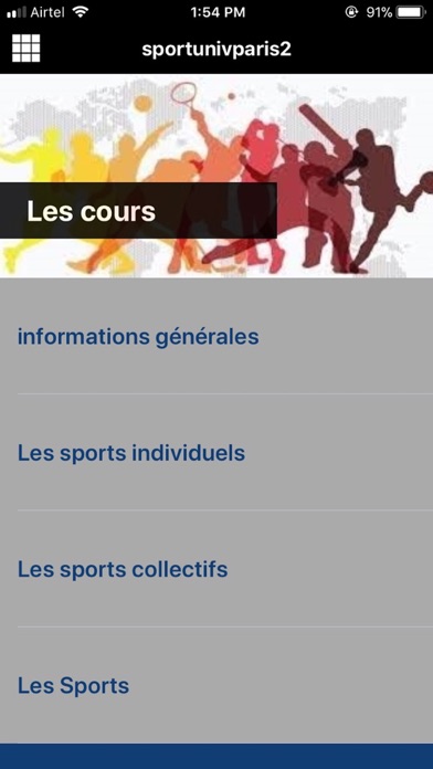 sportunivparis2 screenshot 2