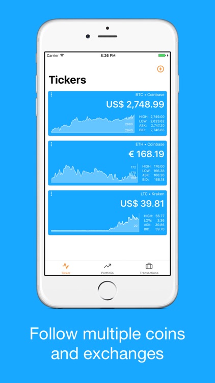 Bitfolio Crypto Portfolio screenshot-0