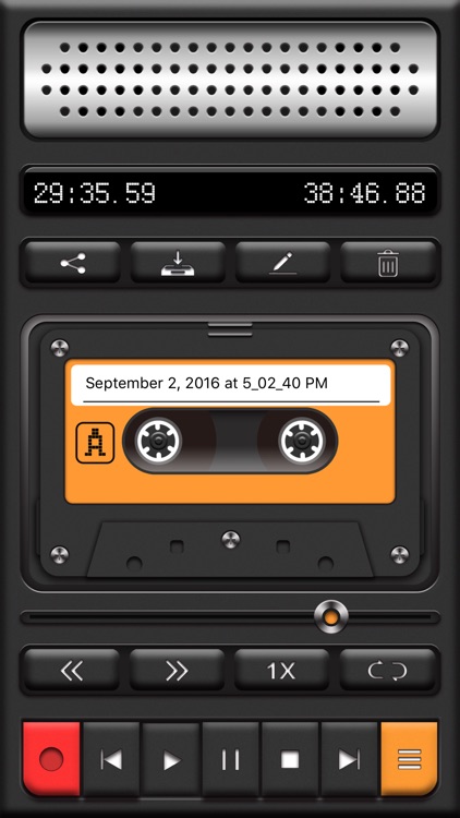 Voice Recorder PRO, Recording