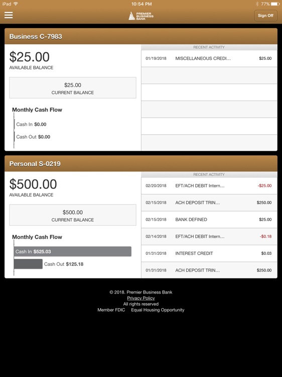 PBB Mobile Banking for iPad