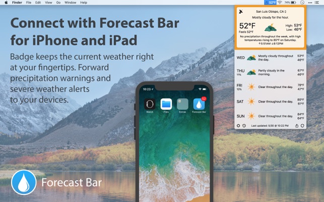 Forecast Bar - Weather + Radar(圖5)-速報App