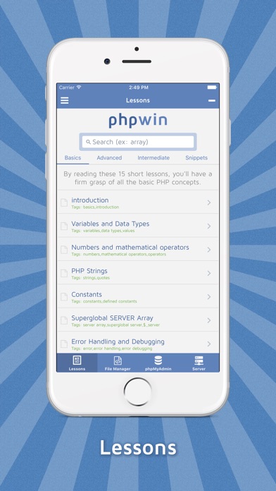 phpwin screenshot 2