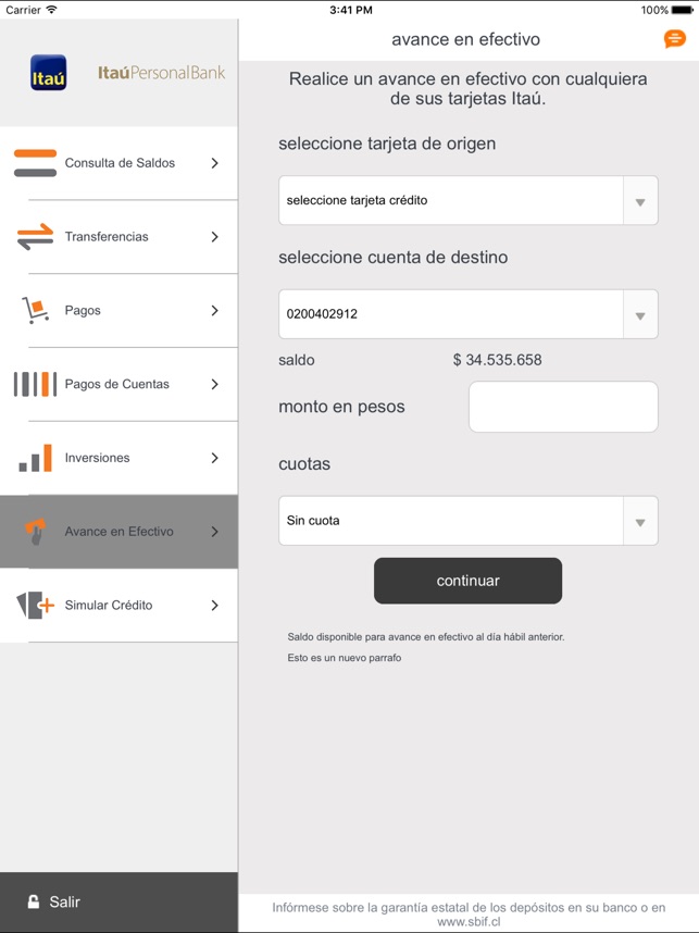 Itaú Personal Bank para iPad(圖4)-速報App