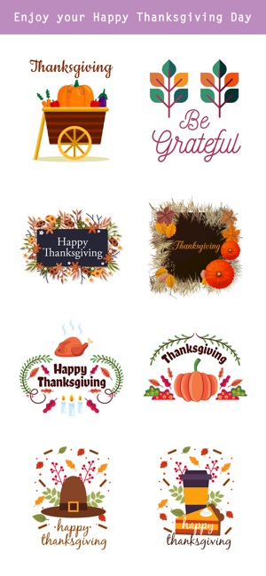 Happy Thanksgiving Day Sticker(圖4)-速報App