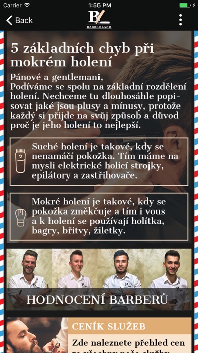 BarberLand Prague screenshot 2