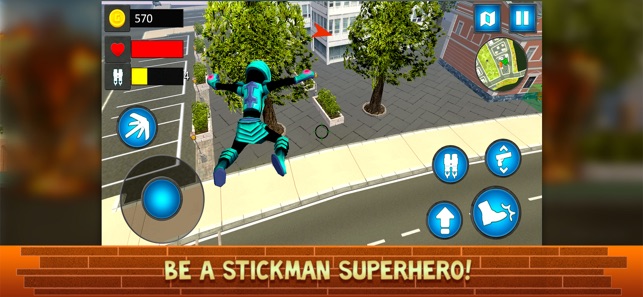 Rope Stickman: Swinging Hero(圖2)-速報App