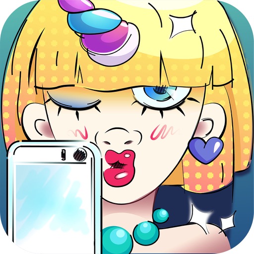 Funny Face Selfie Photo Editor Icon