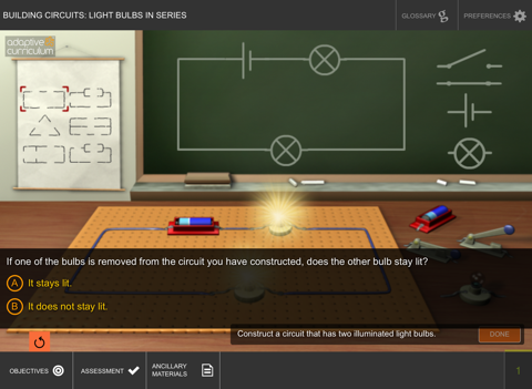 Circuit: Light Bulbs in Series screenshot 3