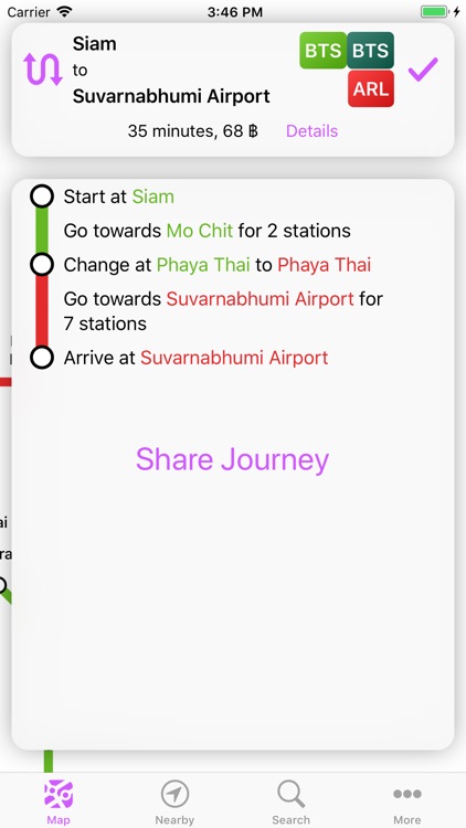 Bangkok Metro Transit Map