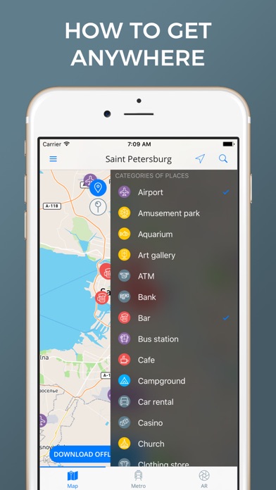 Saint Petersburg city maps screenshot 3