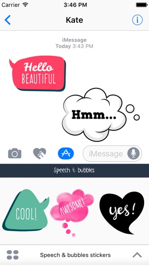 Speech and bubbles Sticker (comic dialogue)(圖2)-速報App