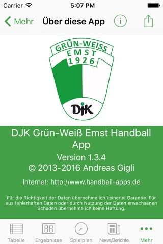 DJK Grün-Weiß Emst Handball screenshot 4