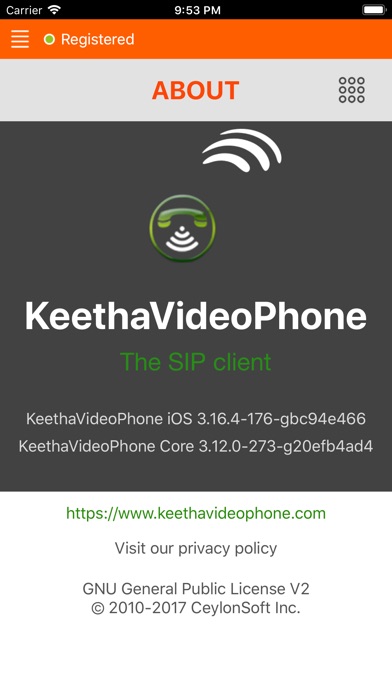CeylonSoft KeethaVideoPhone screenshot 2