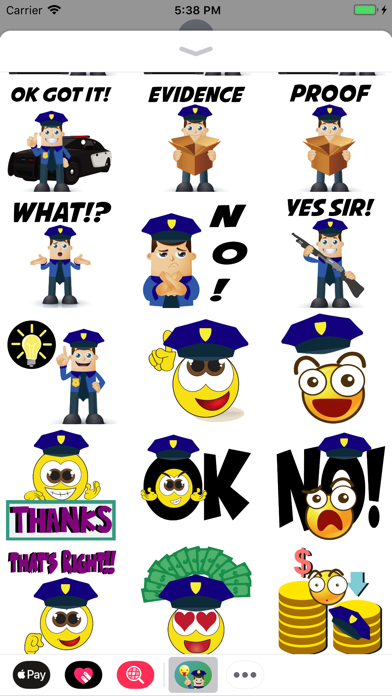 Police Moji-Emoji for Police screenshot 4
