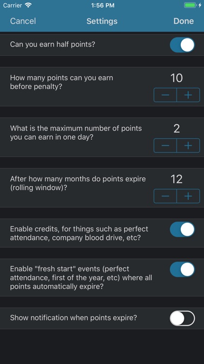 Points - HR Point Tracker screenshot-3