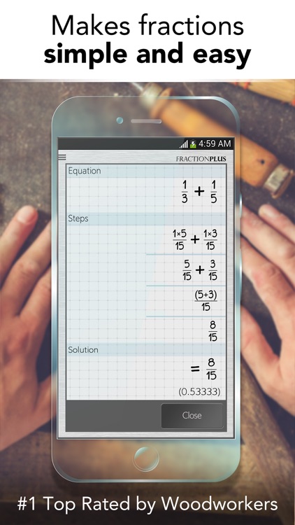 Fraction Calculator Plus - Get it right every time