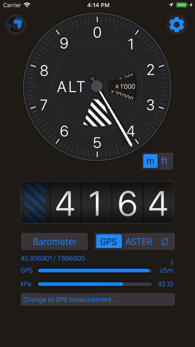 Altimeter+ Screenshot 1