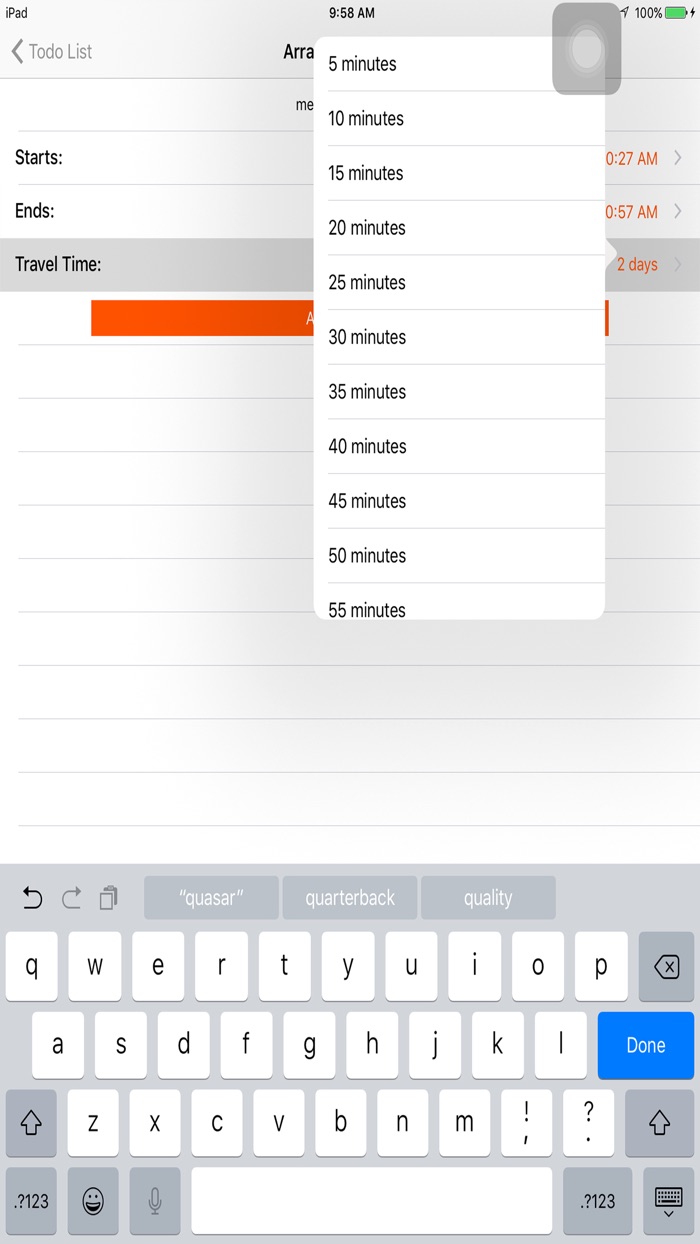 Meeting Reminder Notes List