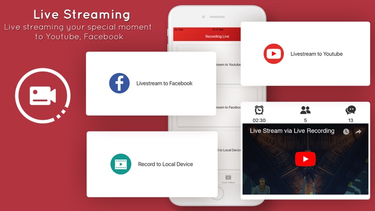 Live stream apps & games