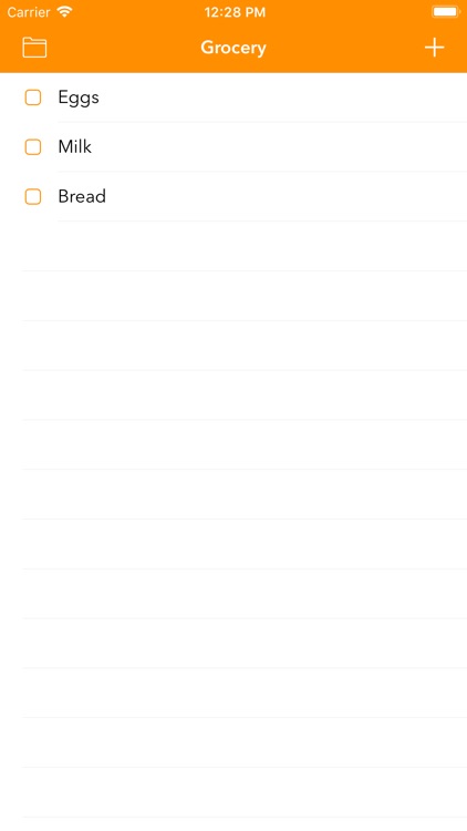 Daily Bread Grocery List