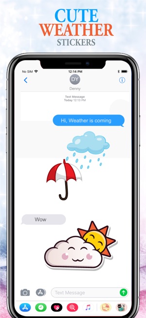 Lovely Weather Stickers(圖2)-速報App