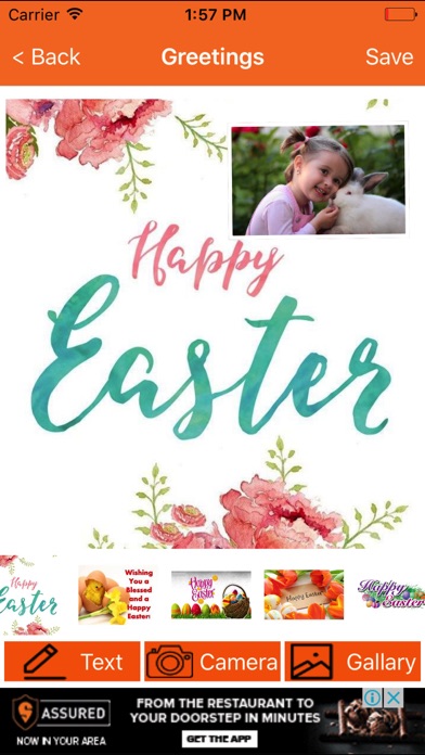 Easter Greetings Card Framer screenshot 4