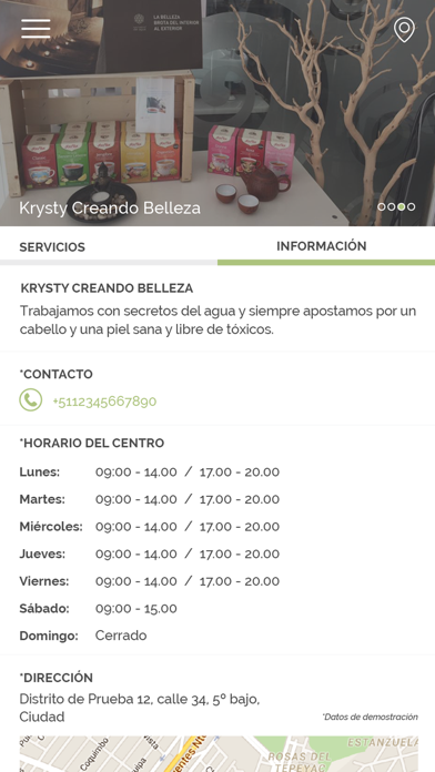 Krysty creando belleza screenshot 3