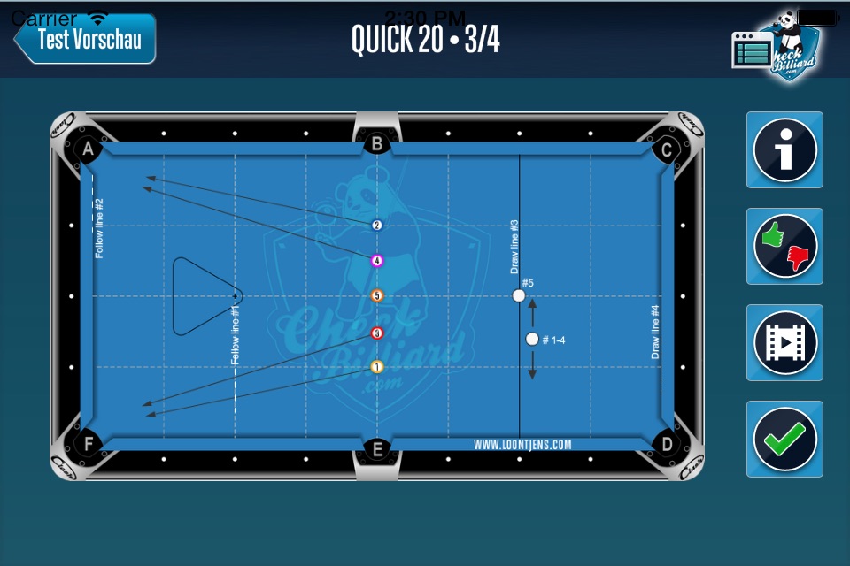 Checkbilliard screenshot 3