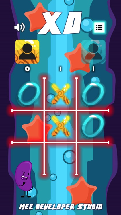 TIC TAC TOE Jelly XO 2 Player