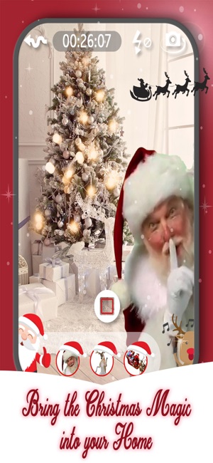 Your video with Santa Claus