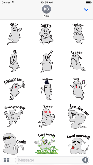 Cute ghost emojis & stickers(圖2)-速報App