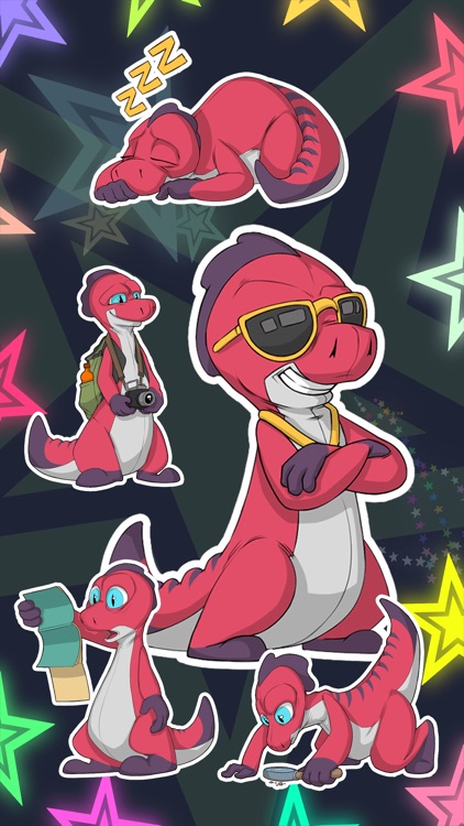 Jack Lizard Stickers for iMessage Extended Pack