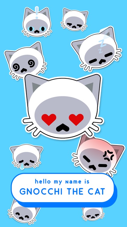 Gnocchi Animated Cat Stickers