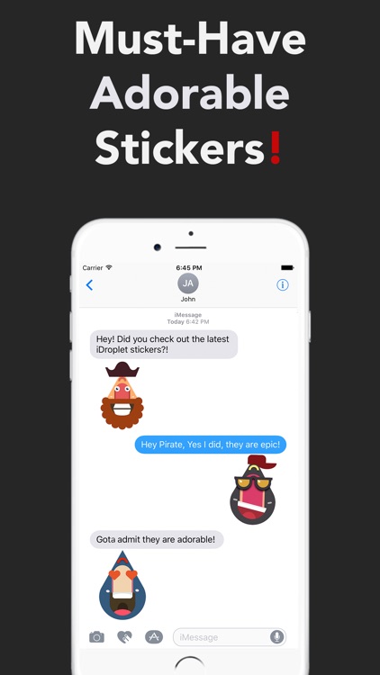 iDroplets - Say it with a sticker! screenshot-3