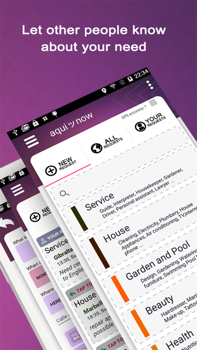 AQUI-NOW - Services & Jobs screenshot 2