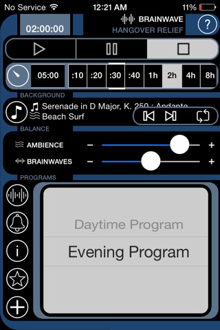 BrainWave Binaural Hangover Relief w/ Ambience screenshot 3