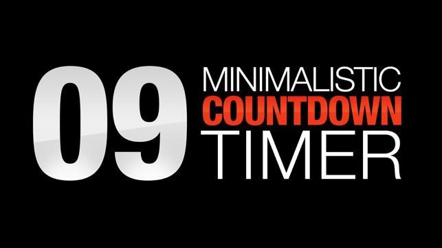Minimalistic Countdown Timer