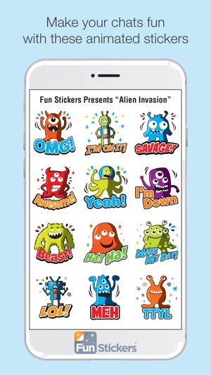 Alien Invasion iSticker(圖2)-速報App