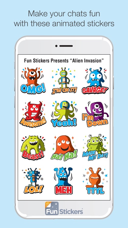 Alien Invasion iSticker