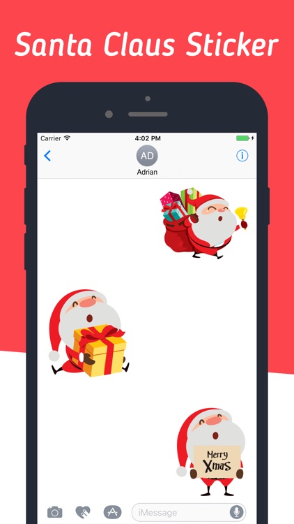 Santa Claus Stickers Pack!