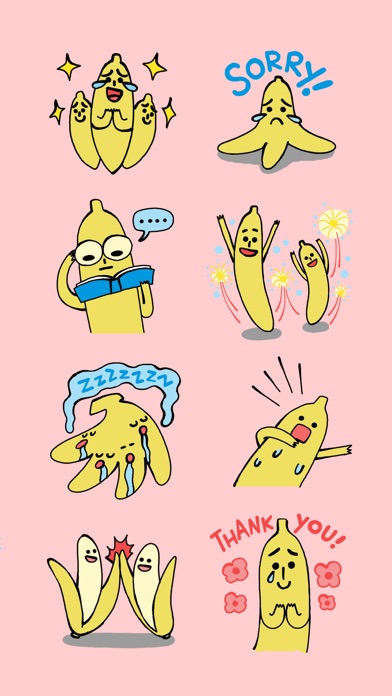 Cool Dude Banana Stickers screenshot 4