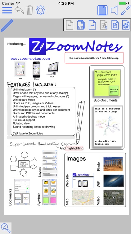 ZoomNotes screenshot-0